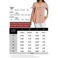 thumbnail image 2 of a.Jesdani Women’s Plus Size V-Neck Blouse Casual Flowy Flutter Sleeve Tops with Button for Curvy Women M-4X, 2 of 8