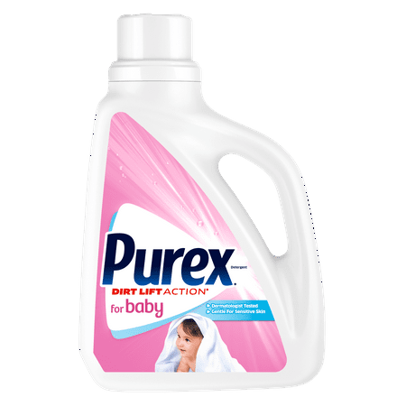 Purex Liquid Laundry Detergent, Baby, 75 Fluid Ounces, 50 (Best Laundry Detergent For Eczema Babies)