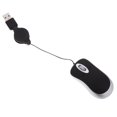 thumbnail image 4 of Ratón USB con cable creativo, miniratón telescópico para ordenador portátil (negro), 4 of 7