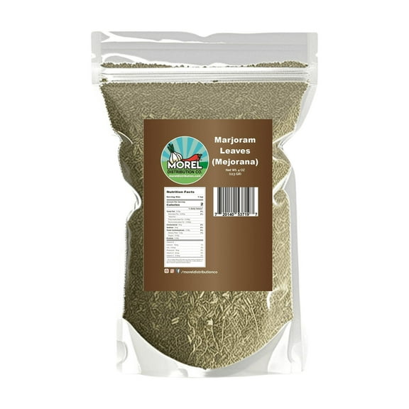 Whole Dried Marjoram Leaves. Origanum Majorana. Hojas de Mejorana. 4 oz