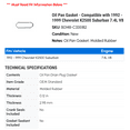 thumbnail image 2 of Oil Pan Gasket - Compatible with 1992 - 1999 Chevy K2500 Suburban 7.4L V8 1993 1994 1995 1996 1997 1998, 2 of 2
