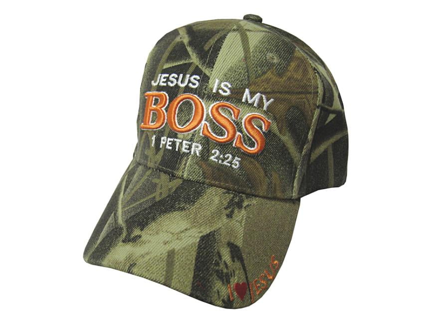 Jesus Is My Boss Cap Camo #537 (Other 