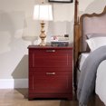 thumbnail image 4 of Gymax 2-Drawer Lateral File Cabinet w/Adjustable Pole for Legal/Letter Size File Brown, 4 of 10