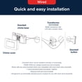 thumbnail image 5 of Globe Electric 91009249 Heath Zenith Plastic Wired Mechanical Lighted Doorbell Chime Kit -, 5 of 7