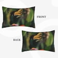 thumbnail image 2 of Lsque butterflies and floral Pattern Pillow Case – Soft & Cozy Throw Pillow Cover, Hypoallergenic Cushion Case for Sleeping Women with Envelope Closure-14"x20", 2 of 6