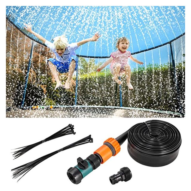 Aspersores de Trampolín NQ 15M Juegos de Agua al Aire Libre Accesorios de Diversión Acuática