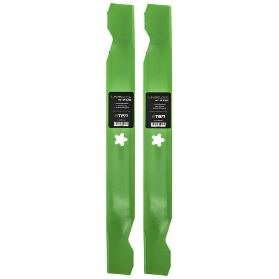 LawnRAZOR Blade Set for Poulan AYP 42 inch Deck 138498 134149 532138971 (Notched High Lift) 2 Notched High Lift Blades