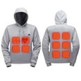thumbnail image 2 of Taylonsss Unisex Heated Hoodie with 10-Zone Smart Heating, USB Rechargeable Battery, Washable Thermal Sweatshirt for Men and Women, Adjustable Three Temperature Modes for Outdoor Winter Wear, 2 of 9