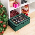 thumbnail image 5 of Tiny Tim Totes 83-DT5575 Boîte de Rangement Ornement de Noël Premium / 48 / Vert, Étui, 5 of 5