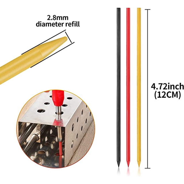 6 Boxes Carpenter Pencil Set Professional Simple Structure Design Drawing Line Drawing Marker Carpentry Pens Tools Marking Tool Woodworking Accessory