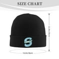 thumbnail image 2 of Seattle Torrent Beanie Hat Knitted Warm Winter Cap, 2 of 5