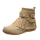 thumbnail image 1 of NECHOLOGY Botas Mujer Adulto Femenino Zapatos Botines mujer Zapatos Short Booties Round Zipper Dee Women Flat Color Solid Retro Tassel Botas de mujeres (Beige, 7), 1 of 6