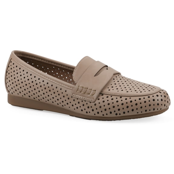 White Mountain Women's Wallace Moc Loafer - Medium & Wide Width