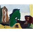 thumbnail image 2 of Dove, Arthur 18x15 Black Ornate Wood Framed with Double Matting Museum Art Print Titled - Foot of Lake, 2 of 4