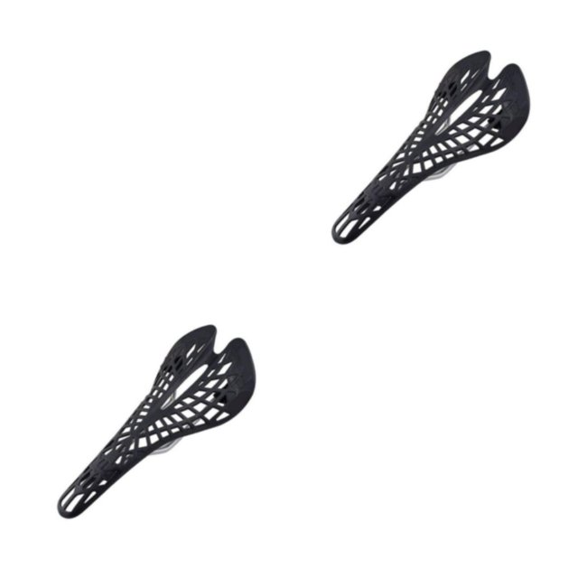Bearachild Asientos de sillín ligeros y elegantes Sillín para entusiastas del ciclismo de alta calidad Negro universal 2Conjunto