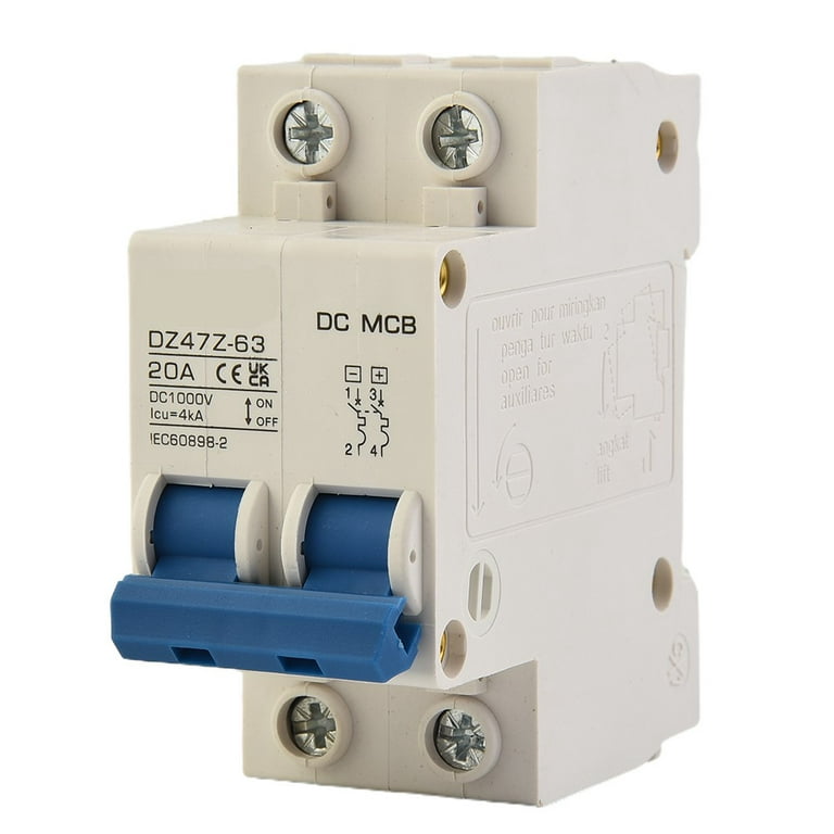 Dc Miniature Circuit Breaker 2 Pole 1000V 32 Amp Isolator Dc