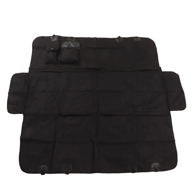 Funda para asiento trasero de perro, impermeable, antideslizante, de tela Oxford, de una sola capa, para coche, para camiones y SUV, color negro