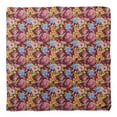 thumbnail image 4 of Bimba Pink Leaves & Floral Pure Silk Printed Head Bandanas Summer Neck Wrap Scarf 40 x 80 Inches, 4 of 6