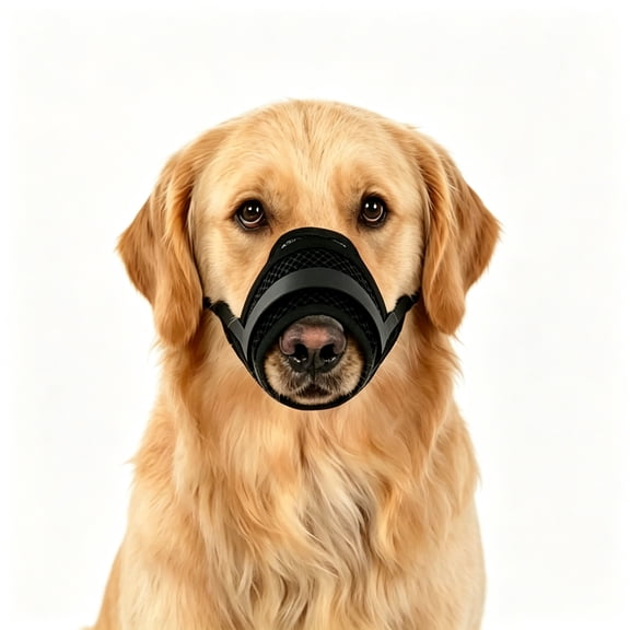 GASTROPOD Nylon Dog Muzzle for Small Medium Large Dogs, Air Mesh Breathable and Drinkable Pet Muzzle for Anti-Biting Anti-Barking Licking (Black, Xl), Small Dog Muzzle