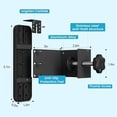 thumbnail image 6 of Acoretoas Anti-Theft Mount for Arlo Video Doorbell 2K,Cover Holder Accessories for Apartments Home Rentals Office (Black), 6 of 7