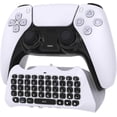thumbnail image 1 of Ps5 - Wireless Bluetooth Game Chatpad Keyboard, 47 Keys Keypad - Built-in Speaker 3.5mm Headset Audio Jack Compatible With Dualsense Controller, 1 of 5