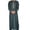 Green, variant on Mens Traditional Muslim Thobe Kaftan Long Sleeve Solid Color Islamic Robe with Tassel for Prayer and Daily Wear