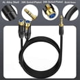 thumbnail image 2 of Dual Female XLR To 1/4 inch TRS Stereo Male Plug B, 2 of 5