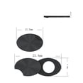 thumbnail image 4 of pc Computer Camera Cover Laptop Webcam Privacy Cover Protective Blocker Black 13.5*9.2*0.7mm Black, 4 of 5