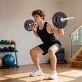 thumbnail image 2 of Soozier Adjustable Dumbbell Set, 2 in 1 Weights Set for Home Gym, 112lb, 2 of 10