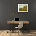 thumbnail image 3 of Sartorius, J.N. 24x20 White Modern Wood Framed Museum Art Print Titled - A hunt in full cry, 3 of 4