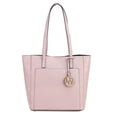 thumbnail image 2 of MKF Collection Lea Vegan Leather Women's Tote Bag, Fashionable Shoulder Purse Handbag by Mia K - Dusty Rose, 2 of 2