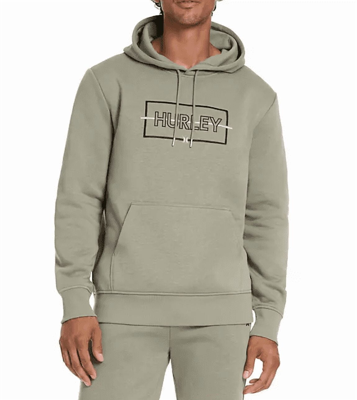 Hurley Hoodie Mens XL Black Full Zip Sweatshirt Fleece Skate Surf Logo - View #6