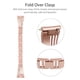 thumbnail image 4 of Ser compatible con Fitbit Versa, correa de repuesto Fitbit Versa Lite, acero inoxidable con diamantes de imitación, 4 of 8