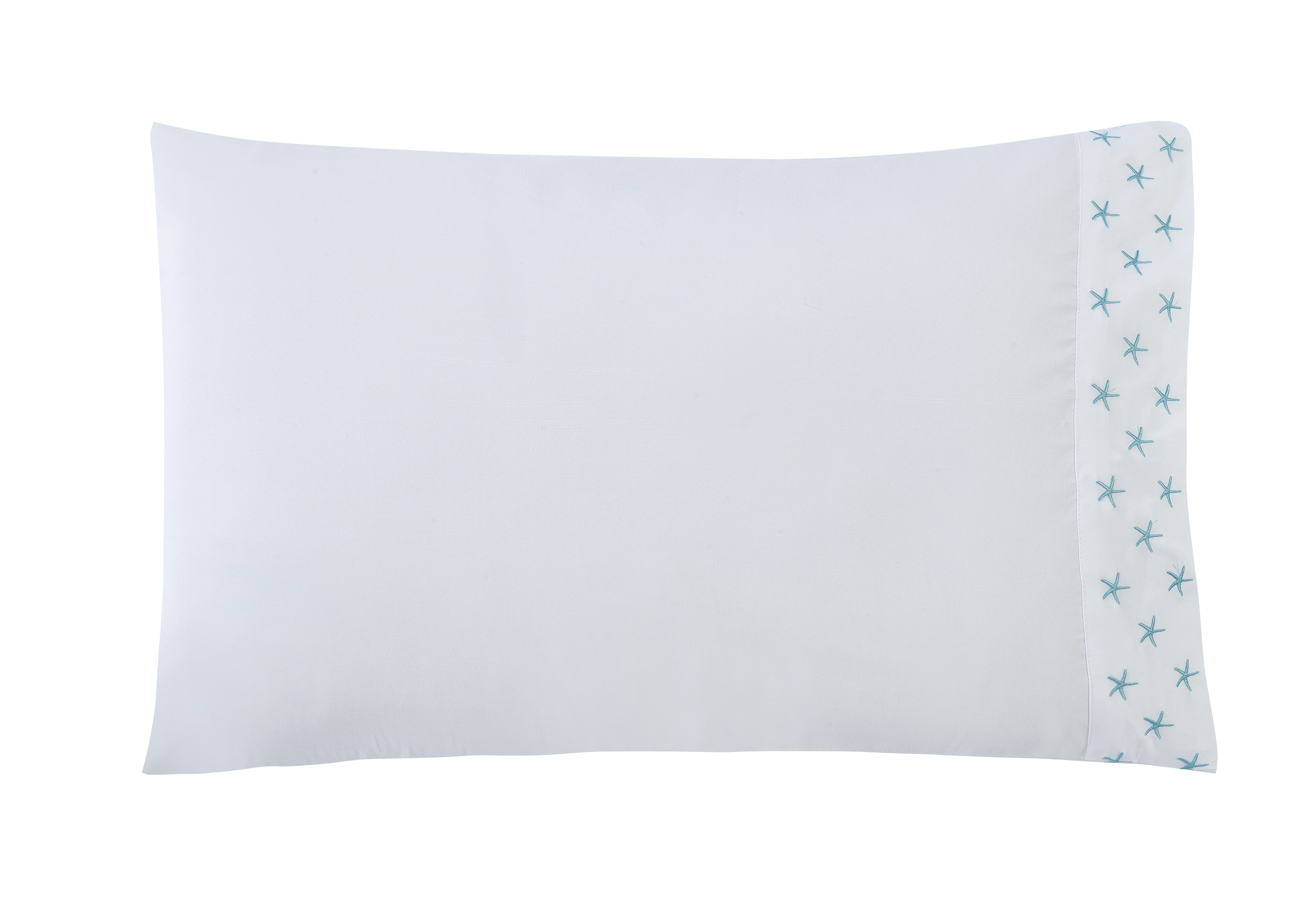 Montego Bay Starfish 4-piece Embroidered Sheet Set Full