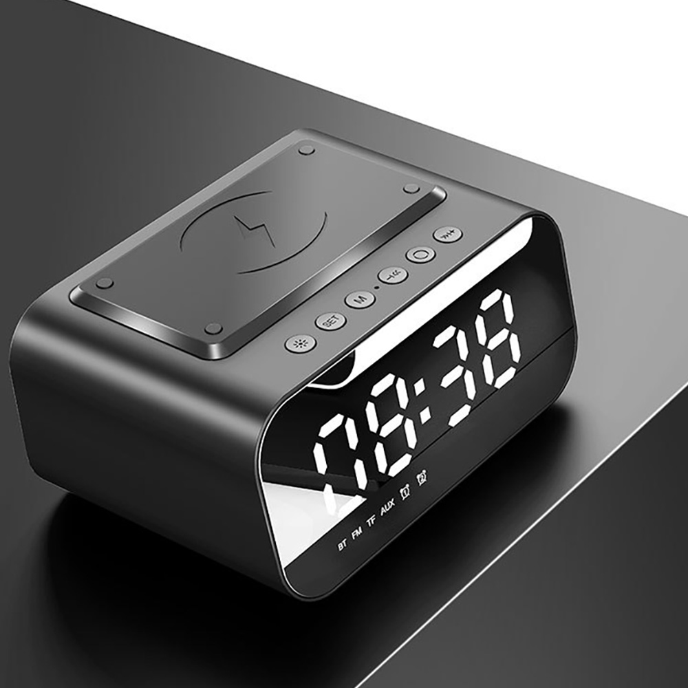 altec lansing wireless charging bluetooth dual alarm clock