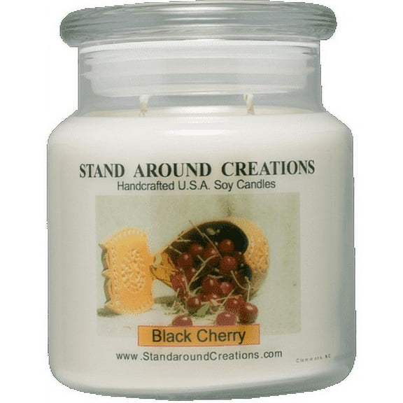 BLACK CHERRY APOTHECARY 16-OZ. ALL NATURAL SOY CANDLE