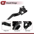 thumbnail image 4 of Unique Bargains Hood Hinge Set for Toyota Highlander 2019-2024 - Left Side Of The Hood Bonnet Bracket 534200E250 Durable Iron Hood Hinge 1 pcs, 4 of 7