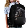 thumbnail image 3 of HUIACONG Black Stallion Backpack for Middle School Girls Large Capacity Breathable Padded Straps for Boys Girls Elementary High School Daily Use, 3 of 6