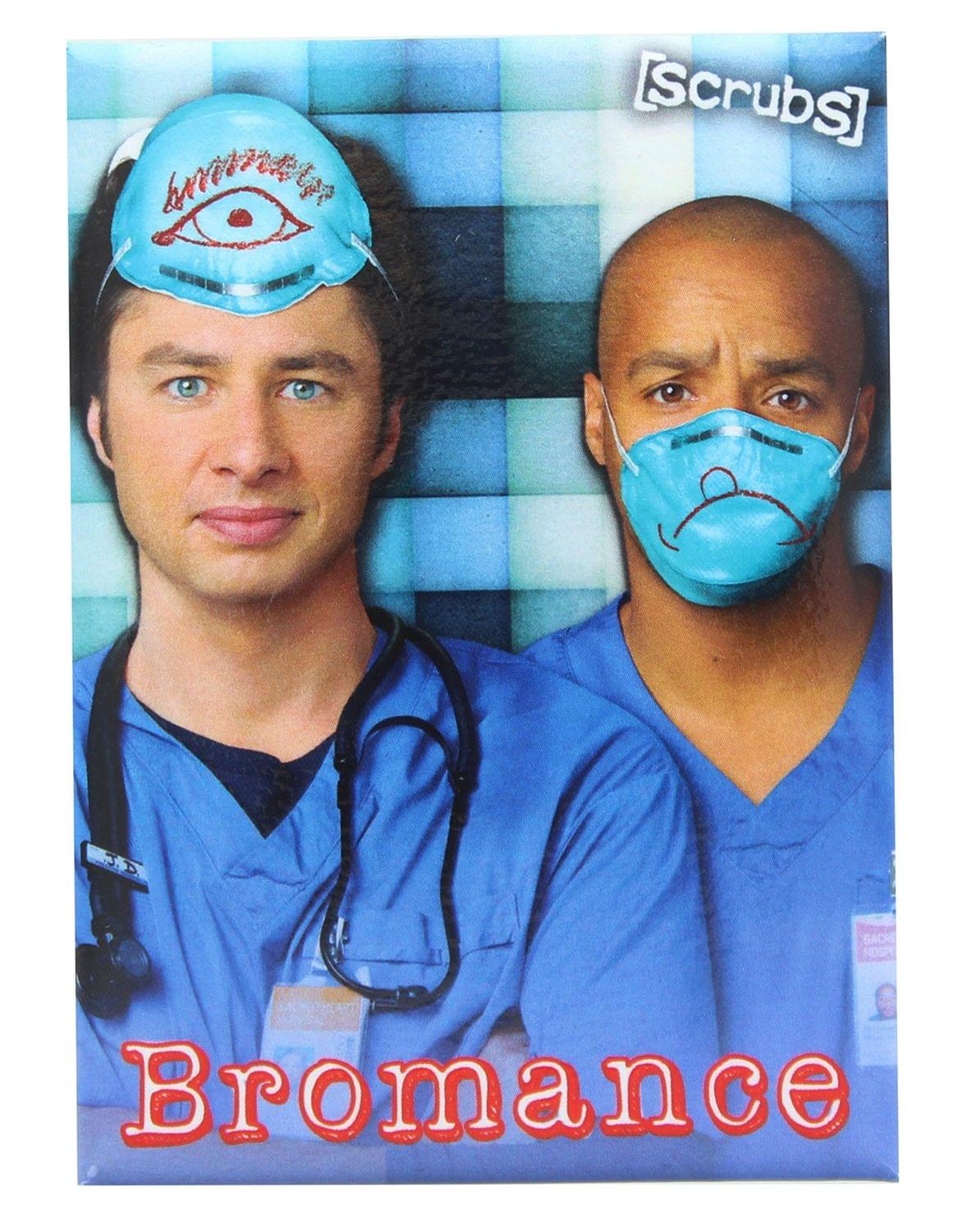 Scrubs JD and Turk Bromance 2.5 x 3.5 Inch
