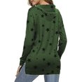 thumbnail image 3 of Womens Casual Hoodie Long Sleeve Fall Drawstring Sweatshirts Soft Loose Pullover Tops Shirts, 3 of 3