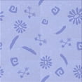 thumbnail image 1 of Ahgly Company Indoor Square Patterned Sky Blue Dress Blue Area Rugs, 4' Square, 1 of 6