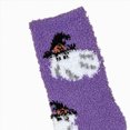 thumbnail image 5 of NOLDARES 1 Pairs Halloween Socks,Funny Novelty Crew Horror Socks Novelty Ghost Stocking Stocking(Z196-Purple), 5 of 8