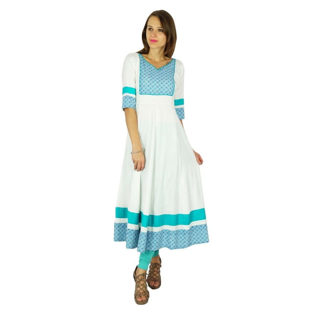 Phagun Kurta Bollywood Indienne de Designer pour Femmes Kurti Ethnique Tunique en Coton Robe