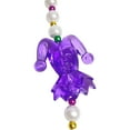 thumbnail image 4 of 40" Purple, Green and Gold Jester Bead Necklace (Dozen), 4 of 5