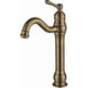 thumbnail image 1 of Antique Brass Bathroom Faucet - Tall 360 Degree Swivel Sink Faucet, Vintage Basin Faucet with Single Lever Handle, Elevated Bathroom Faucet Spout, 1 of 5