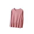 thumbnail image 1 of Qarigey Ropa interior térmica femenina Tops manga larga sin costuras cómodo otoño Oficina dormir ropa interior camisa cálida para mujer Prendas para la parte del cuerpo Café oscuro 6XL Qarigey AP013722-04, 1 of 6