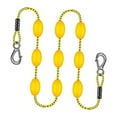 thumbnail image 1 of Almencla 60ft Tow Rope for 1 to 6 Riders for Tubing, Water Sports with 9 Floats, with Hook Heavy Duty Boating Tow Rope, Towable Tube Yellow Black Spots, 1 of 8