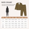 thumbnail image 4 of Kdxio Yellow Floral1 Women's Pajama Sets Long Sleeve Button Down Sleepwear Nightwear Soft Pjs Lounge Sets-Small, 4 of 7