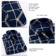 thumbnail image 4 of Top a cuadros para hombre camisa para hombre con cuello vuelto estampado informal para la escuela para hombre ANGGREK Otros, 4 of 5