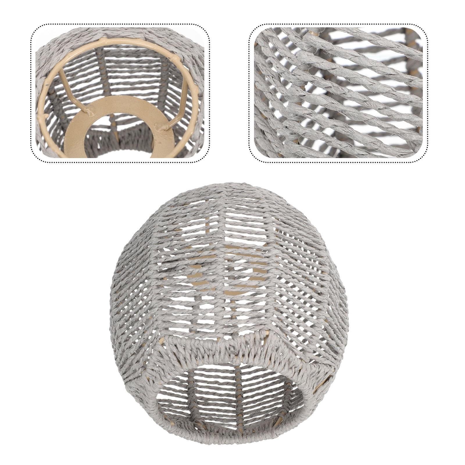 Home Lamp Cover Creative Chinese Style Lampshade Woven Chandelier Lampshade Photo Prop